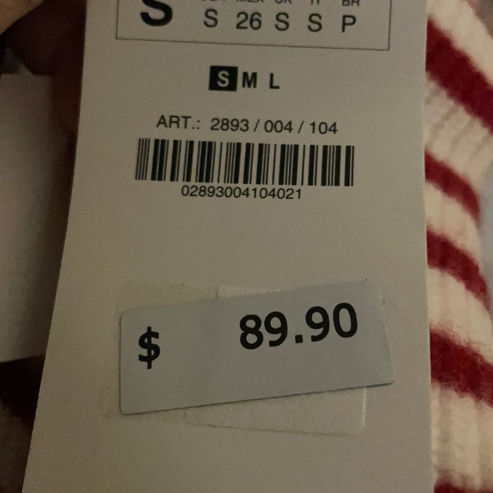 ZARA 💯 wool striped sweater - Picture 3 of 9